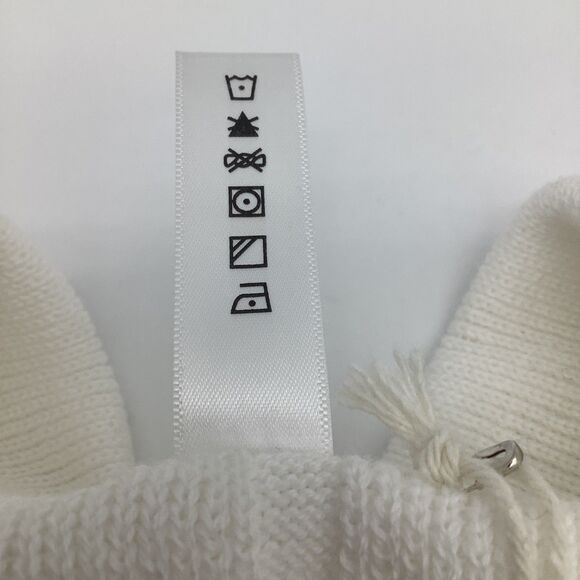 The Bubble Womens Anna Sleeveless Knit V Neck Polo White Size S NWT - Picture 9 of 9